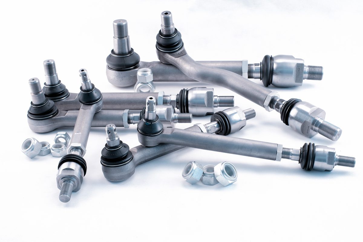 Tractor steering linkages
